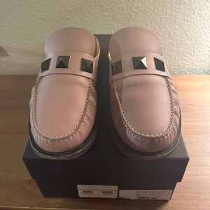 Valentino garavani lock loafer mule
